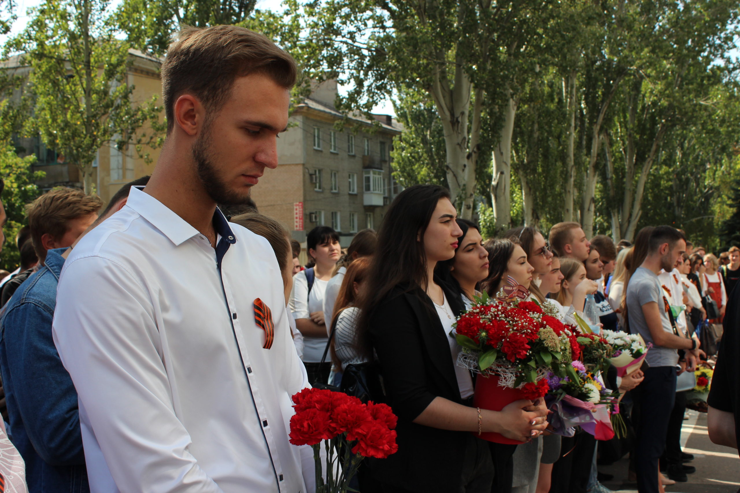 День освобождения Донбасса в ДонНУ отметили традиционным митингом памяти