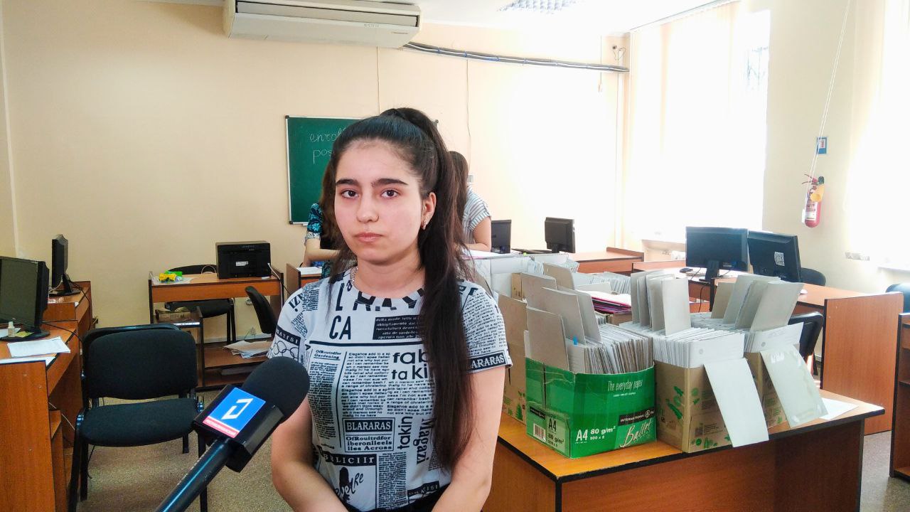 Манышева Фида: «Вступительные испытания были сложными, но я справилась»