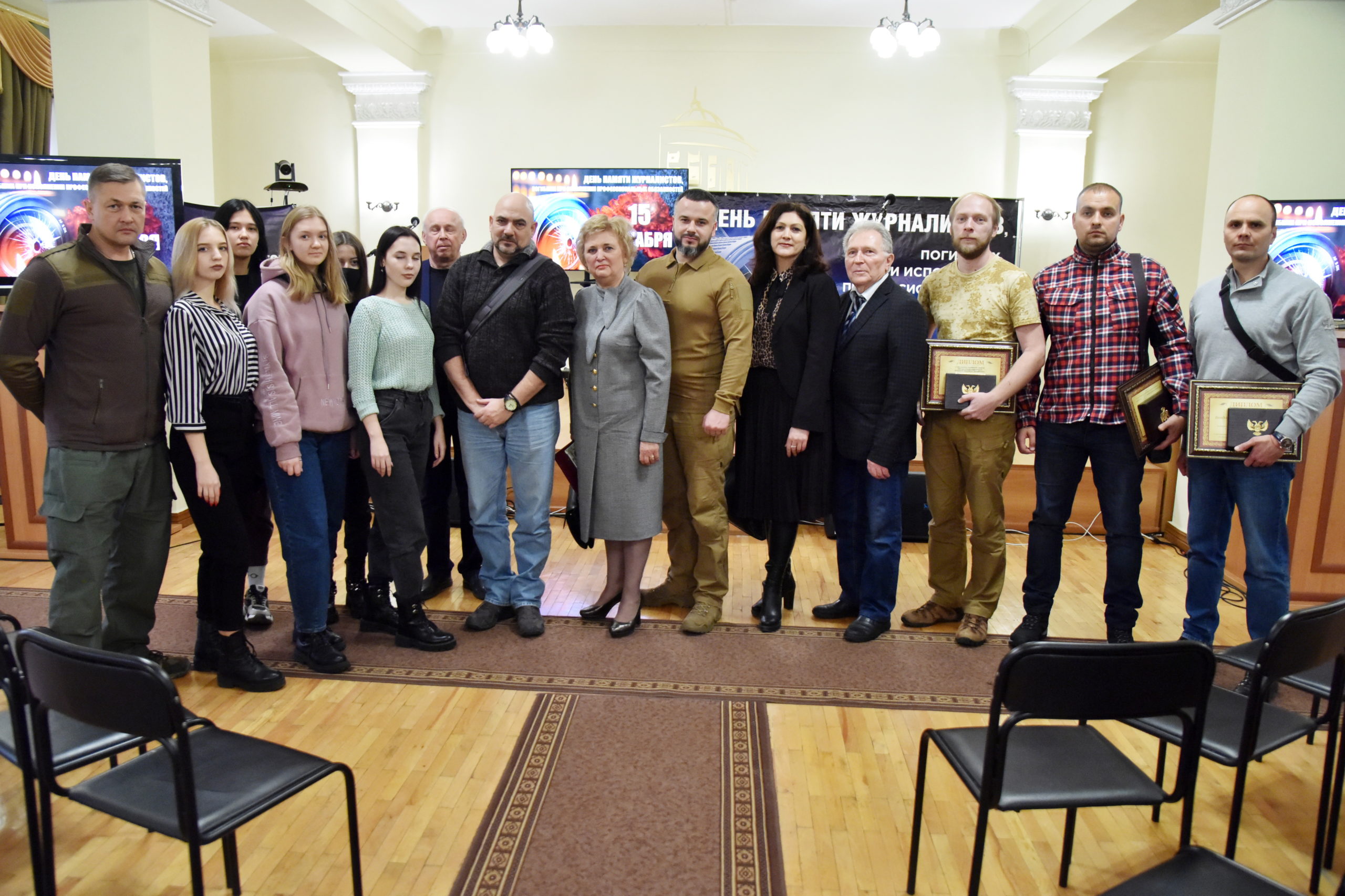 Сюжет ТК «Первый Республиканский» о мероприятии, посвященном Дню памяти журналистов, погибших при исполнении