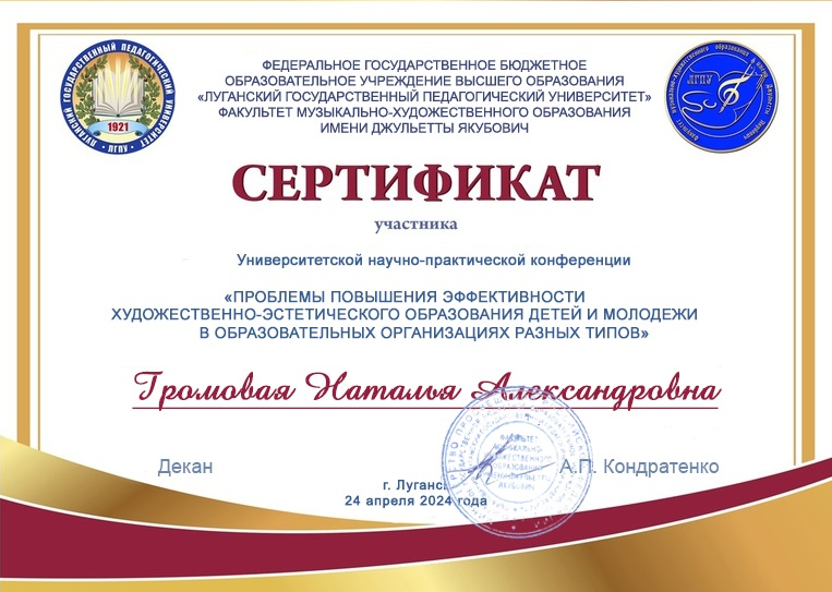 Преподаватели и студенты кафедры музыкального педагогического образования приняли участие в конференции